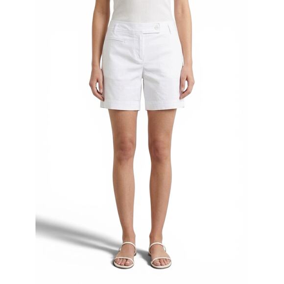 Ann Taylor LOFT Pants - Ann Taylor LOFT lined white high rise chino shorts women's 4
